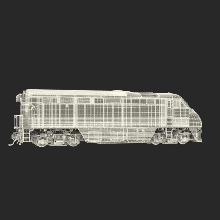 Diesel Electric Locomotive F59 PHI Coaster 3D