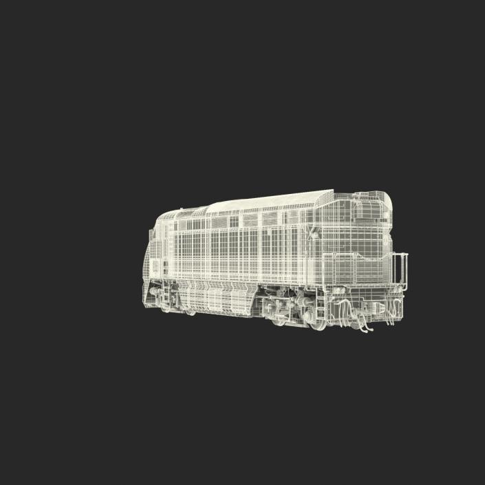 Diesel Electric Locomotive F59 PHI Coaster 3D