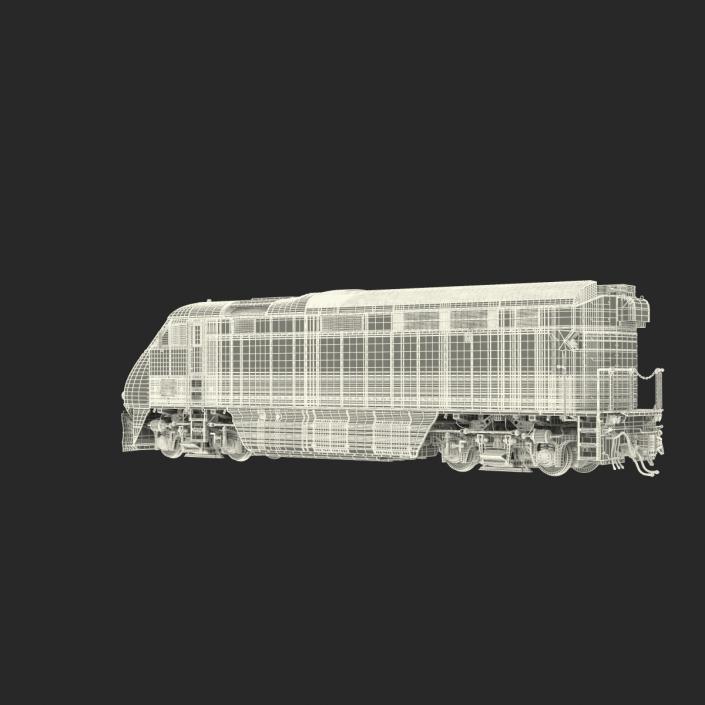 Diesel Electric Locomotive F59 PHI Coaster 3D