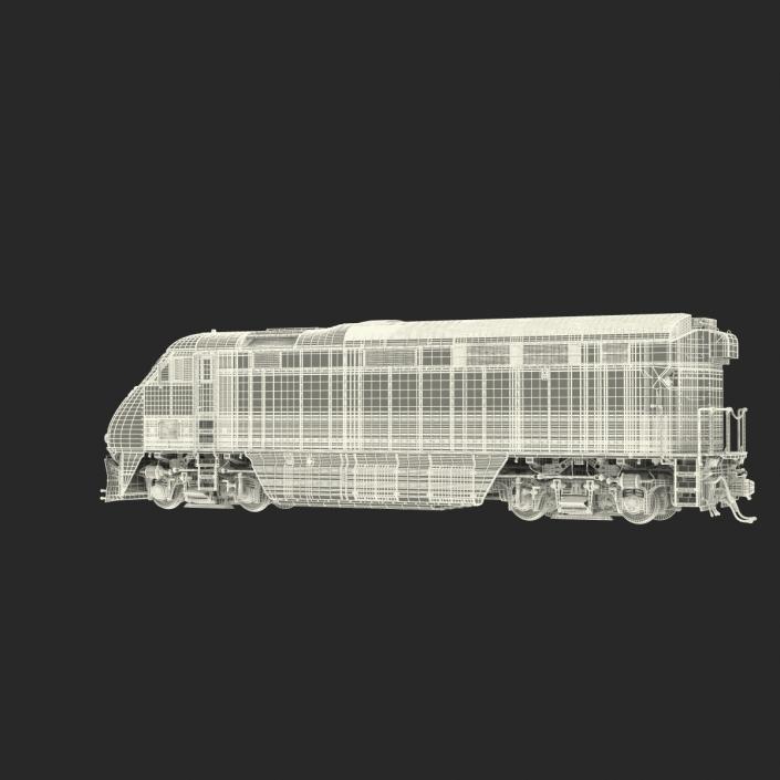 Diesel Electric Locomotive F59 PHI Coaster 3D