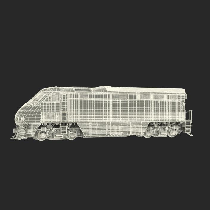 Diesel Electric Locomotive F59 PHI Coaster 3D