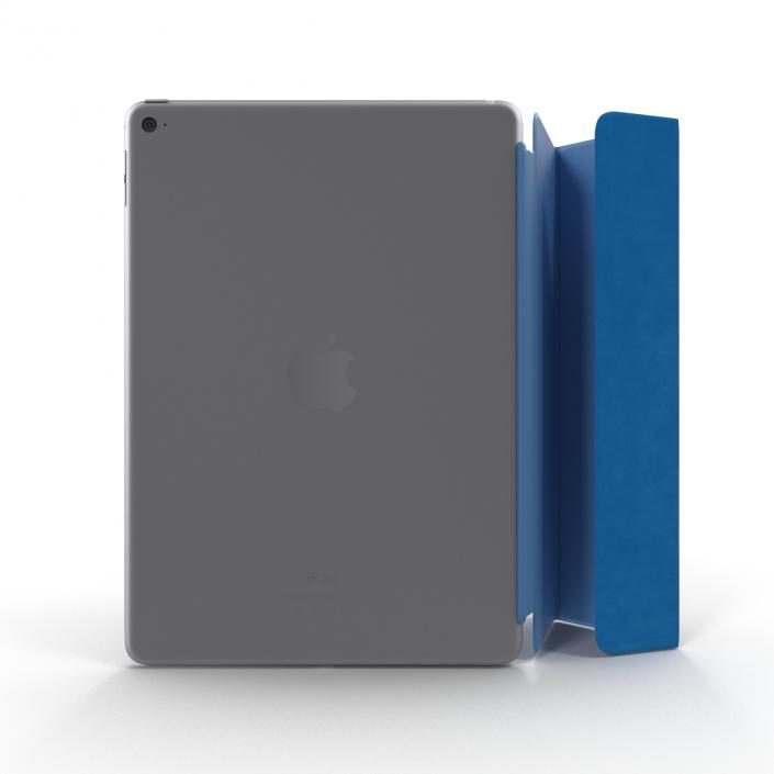 iPad Air 2 Space Gray and Smart Cover 3D