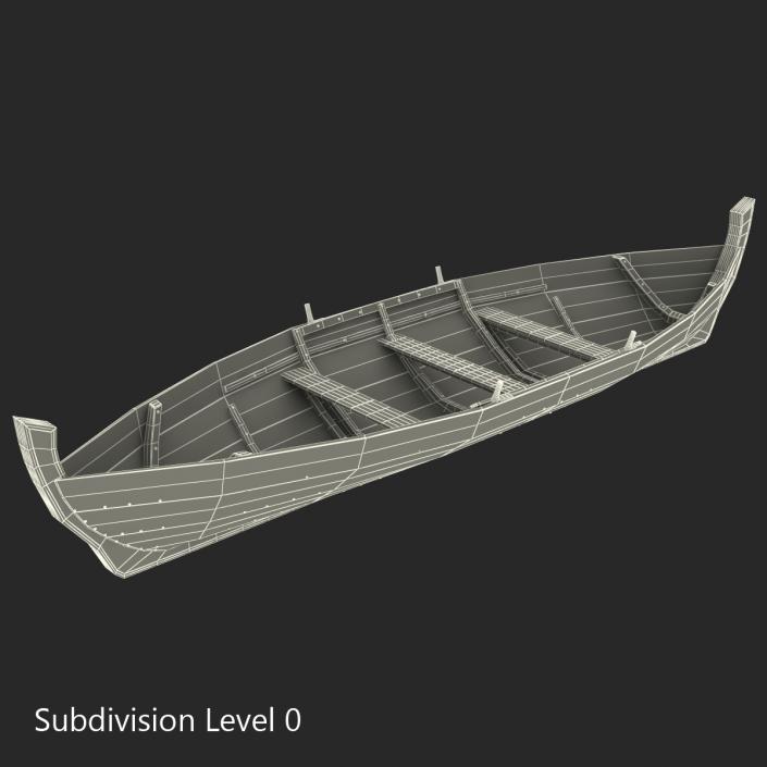 RowBoat 3D model