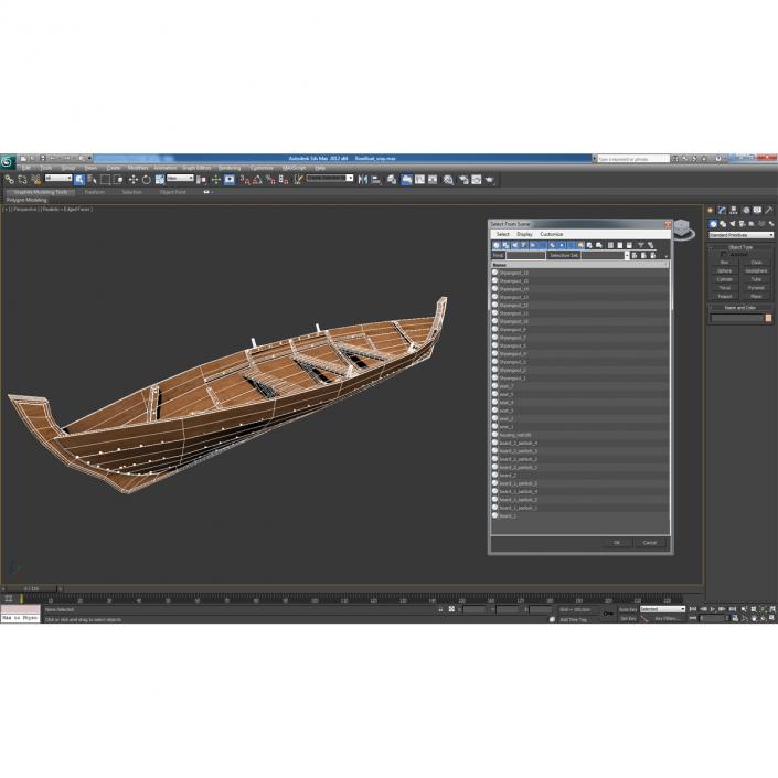 RowBoat 3D model