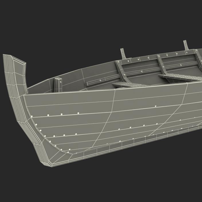 RowBoat 3D model