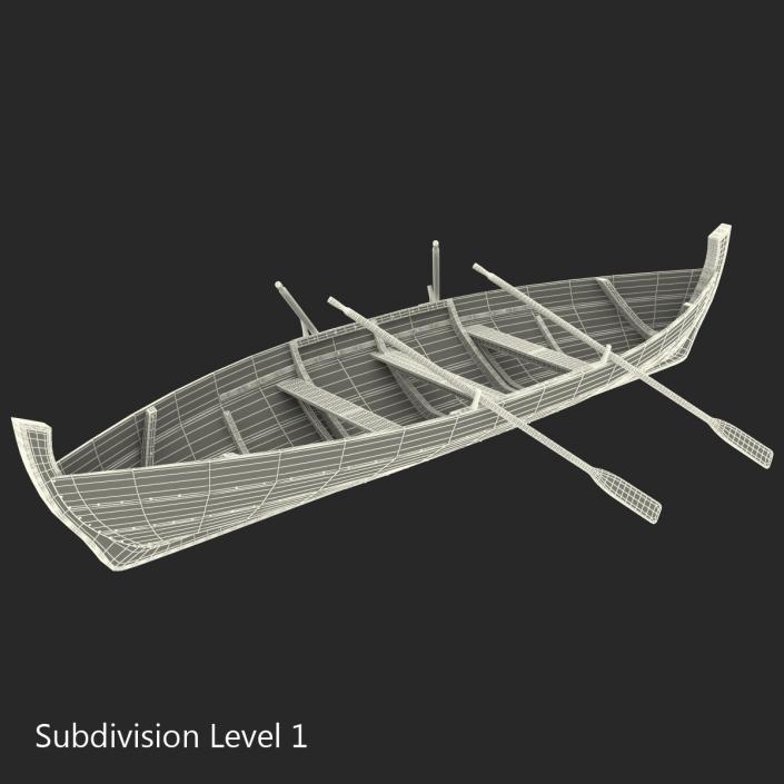 3D Rowing Boat