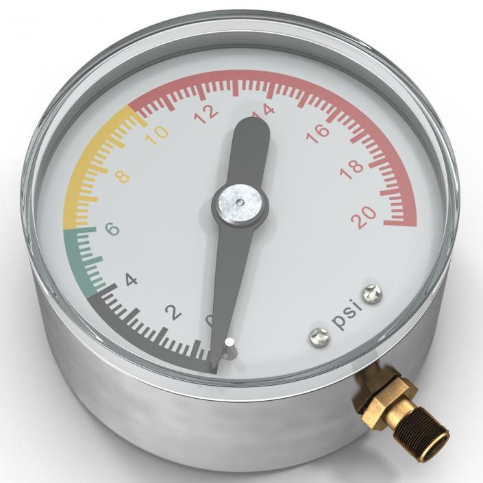 Pressure Gauge 3D model