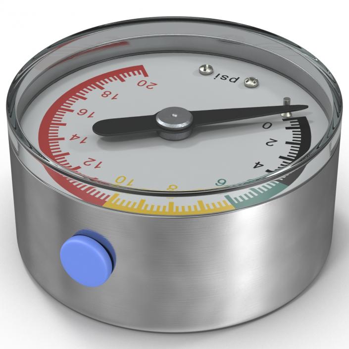 Pressure Gauge 3D model