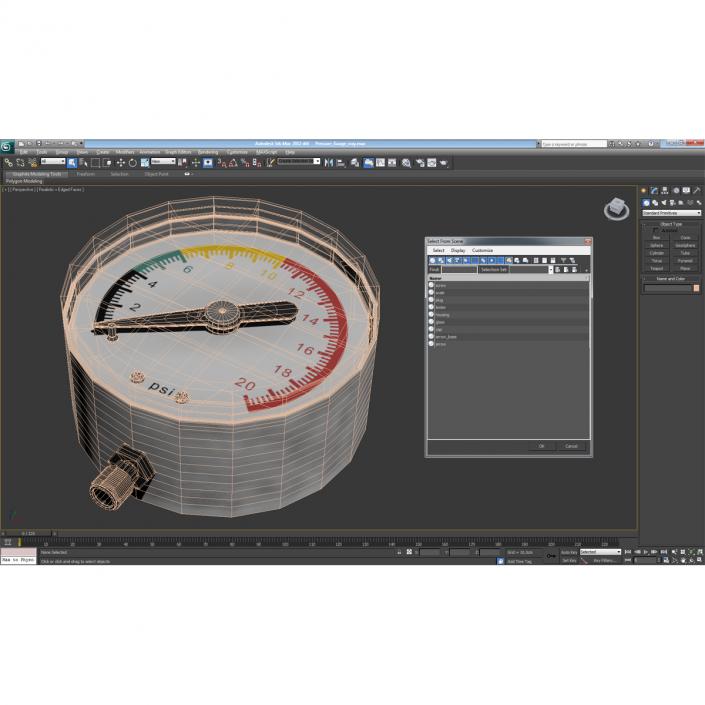 Pressure Gauge 3D model