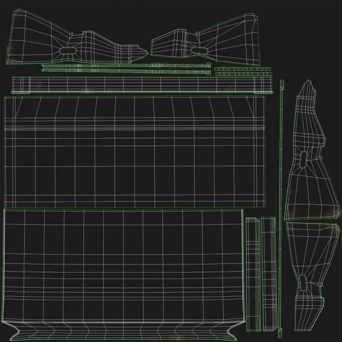 3D model Compact Tracked Loader with Blade Rigged