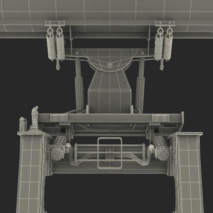 3D model Compact Tracked Loader with Blade Rigged