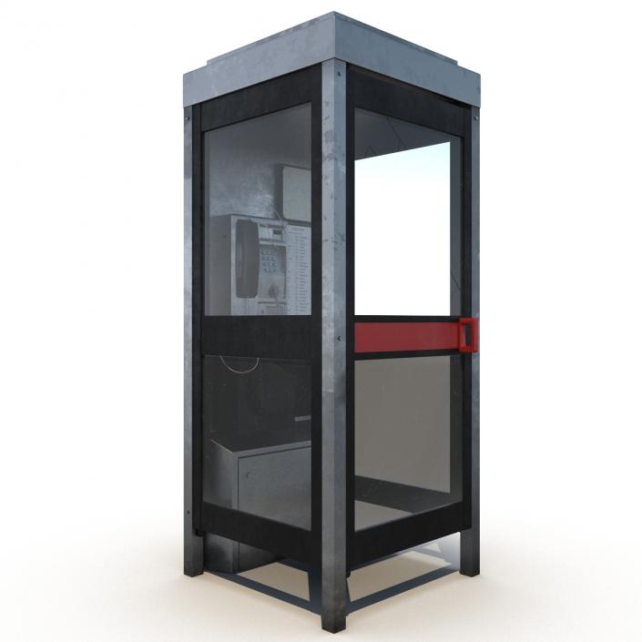 3D model Telephone Box 2