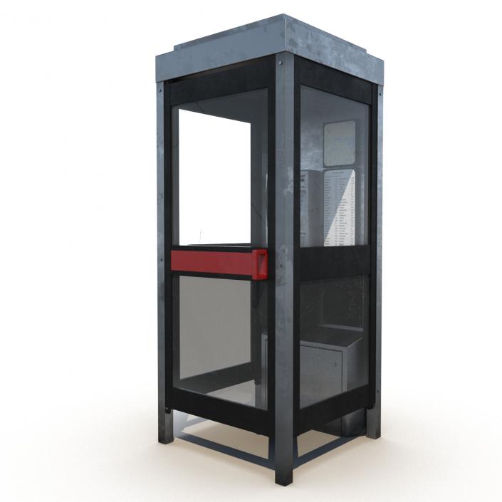 3D model Telephone Box 2