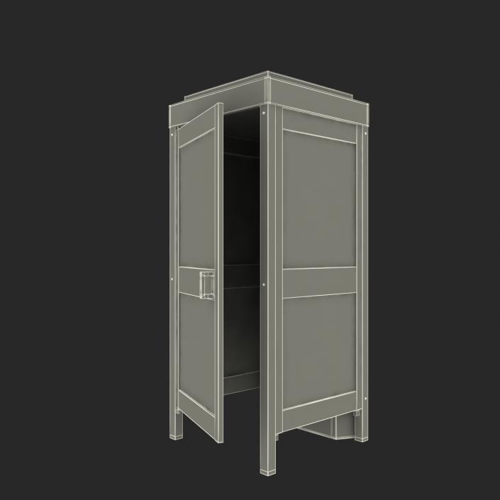 3D model Telephone Box 2