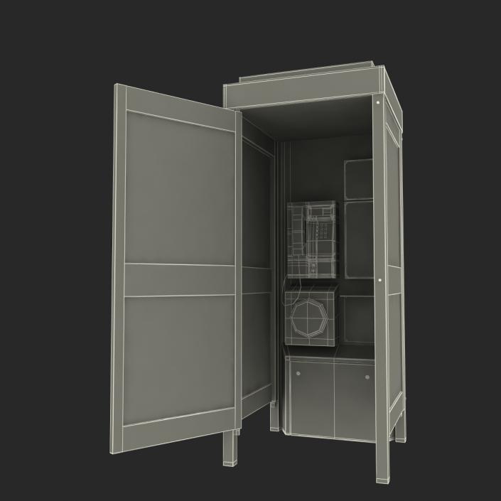 3D model Telephone Box 2