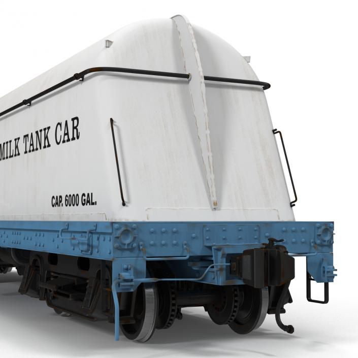 3D Bordens Milk Tank Car