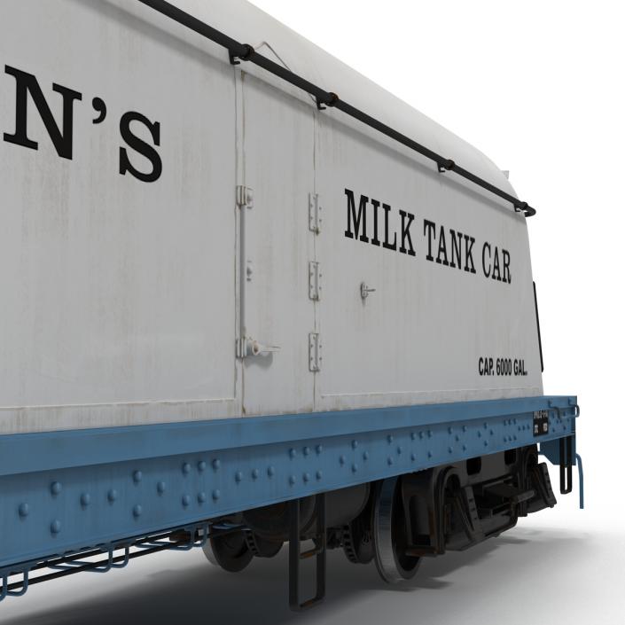 3D Bordens Milk Tank Car