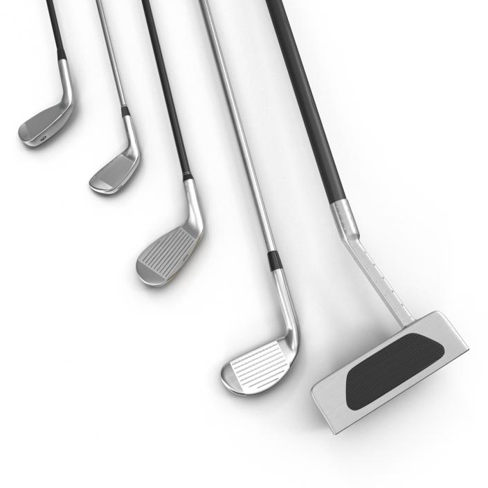 3D Golf Clubs 3D Models Collection