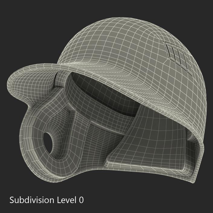 3D Batting Helmet 2