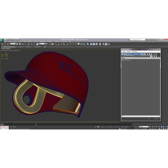 3D Batting Helmet 2