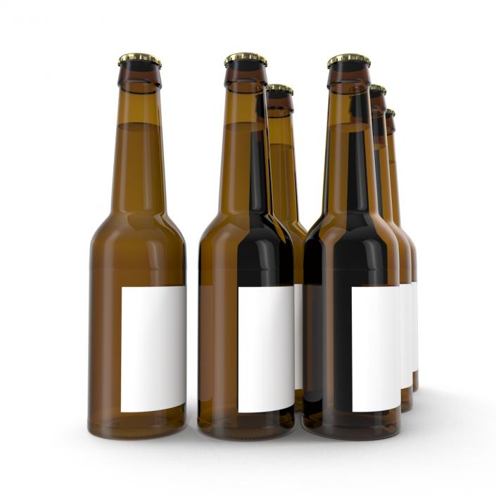 3D Beer Bottle