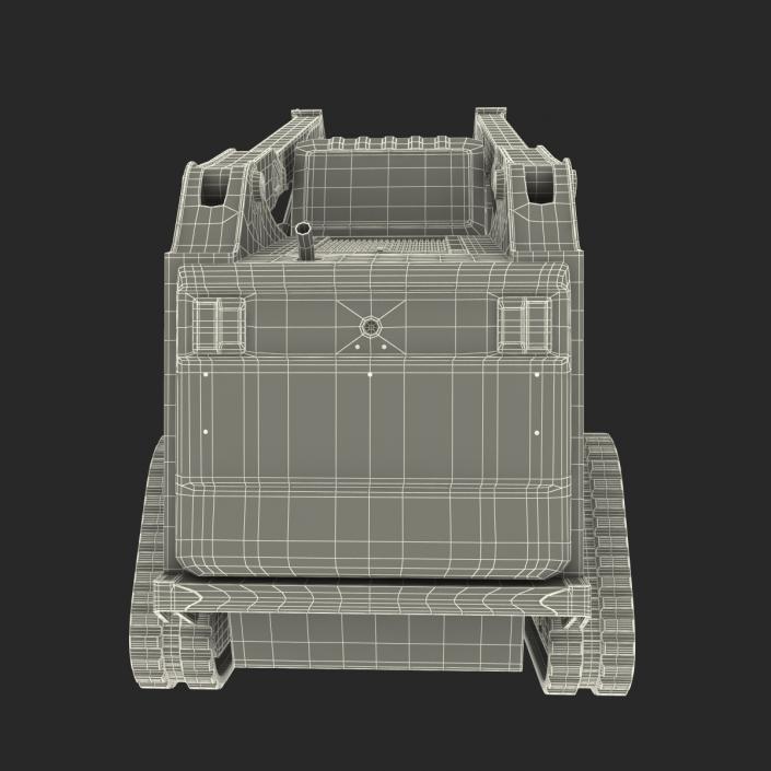 3D Compact Tracked Loader with Auger model