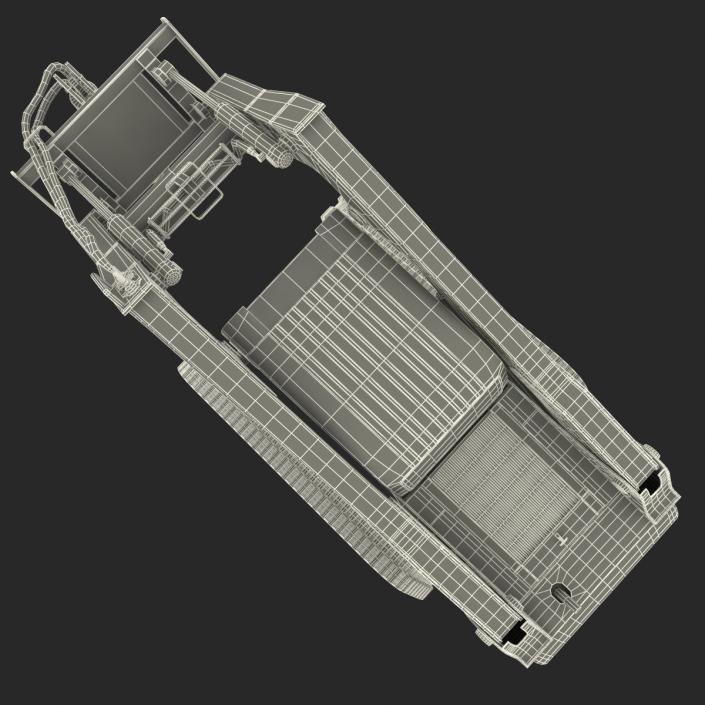 3D Compact Tracked Loader with Auger model