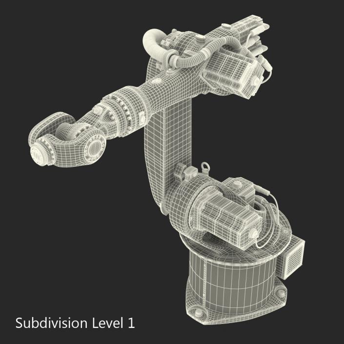 3D Kuka Robot KR 16-3 model