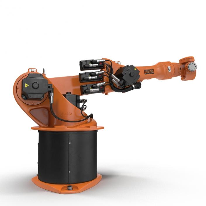 3D model Kuka Robot KR 16-3 Rigged