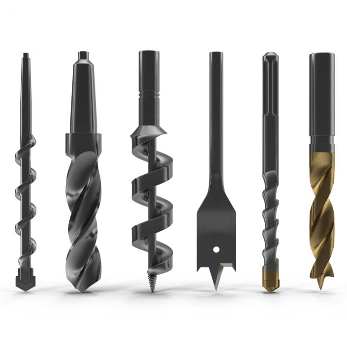 Drill Bits Set 3D model