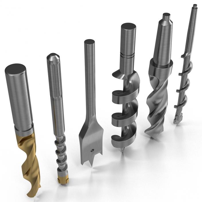 Drill Bits Set 3D model