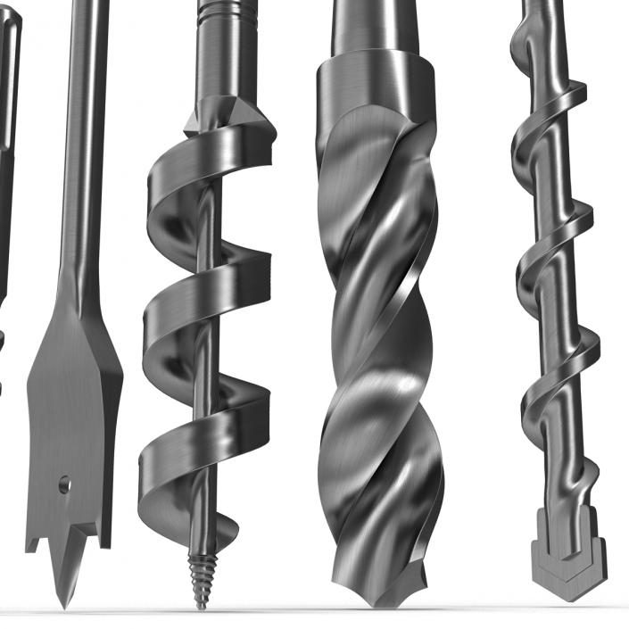 Drill Bits Set 3D model