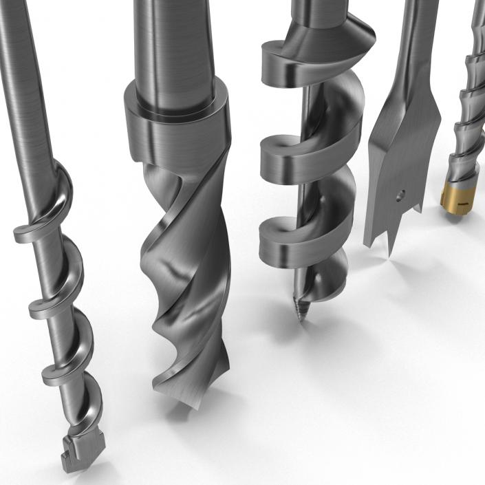 Drill Bits Set 3D model