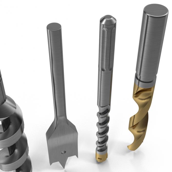 Drill Bits Set 3D model