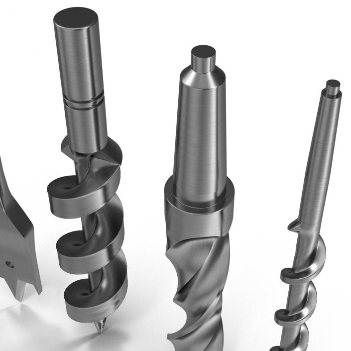 Drill Bits Set 3D model