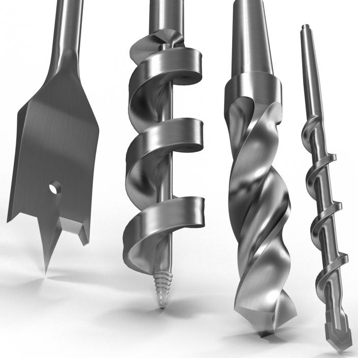 Drill Bits Set 3D model