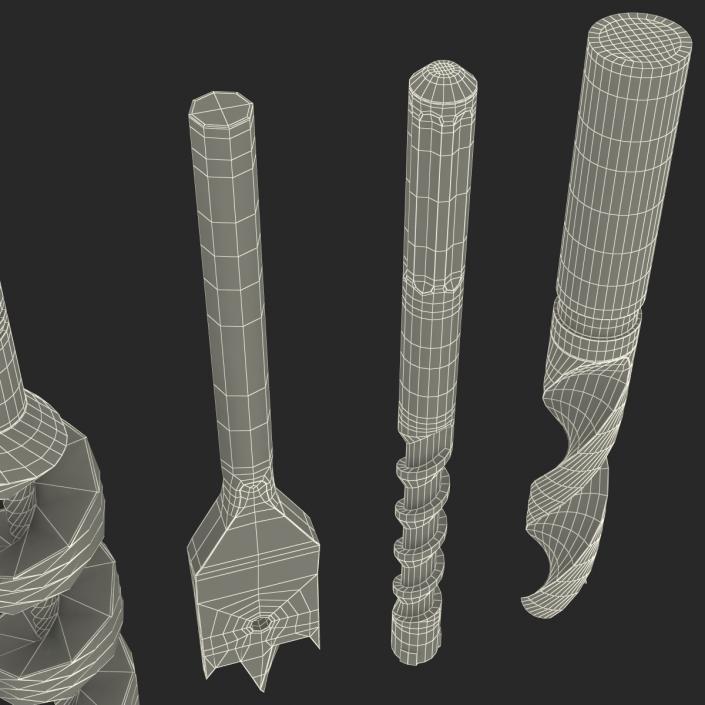 Drill Bits Set 3D model