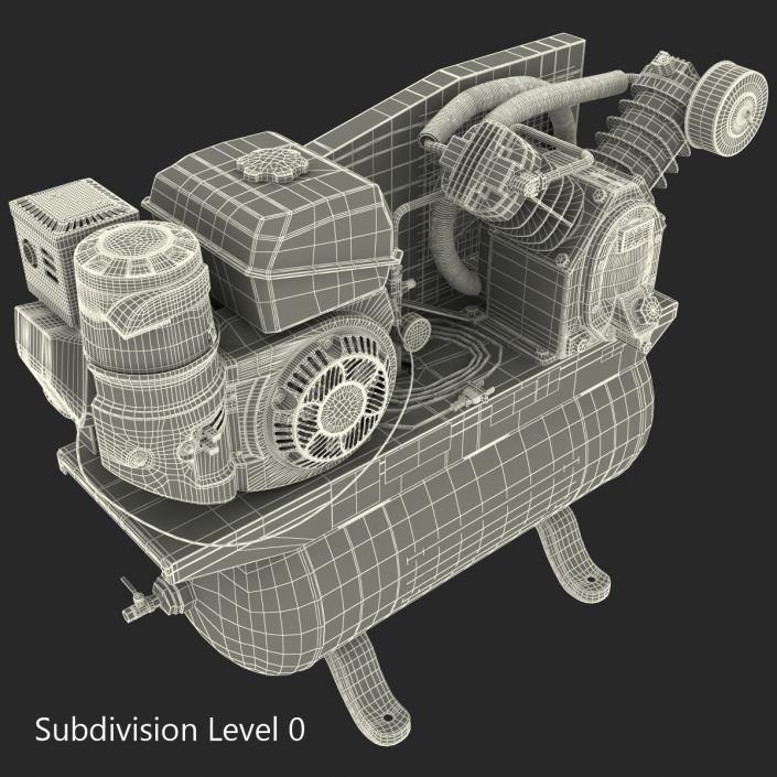 Air Compressor Abac 3D model