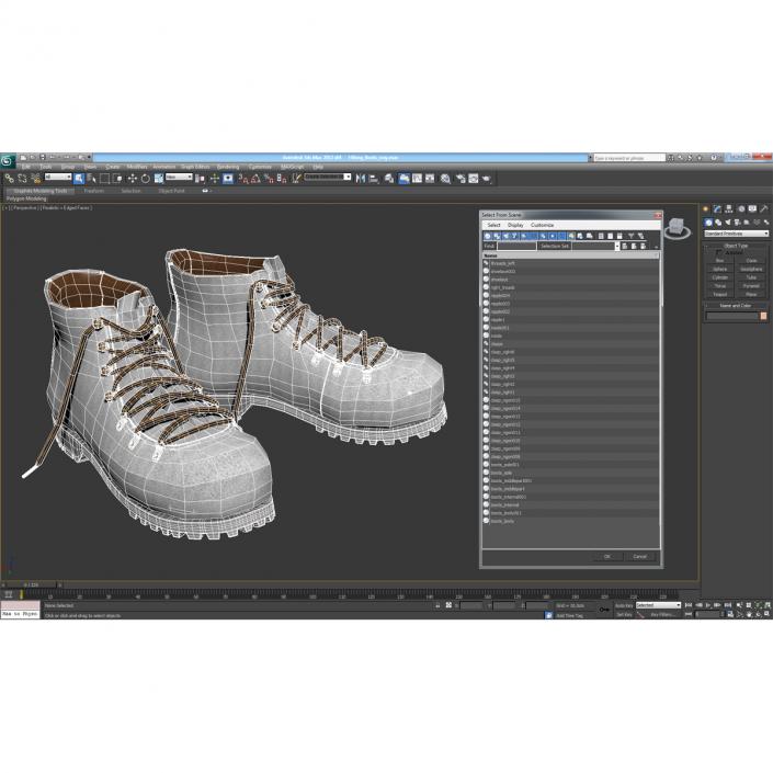 Hiking Boots 3D