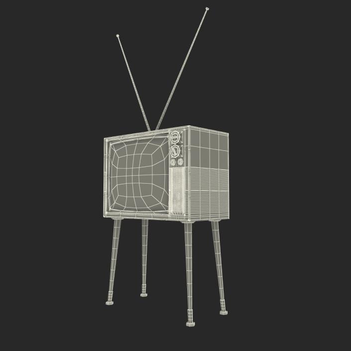 3D model Retro TV 4