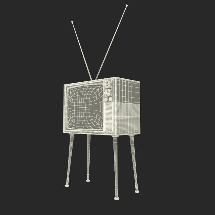 3D model Retro TV 4