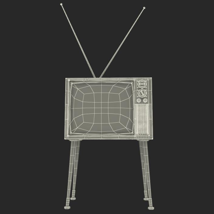 3D model Retro TV 4