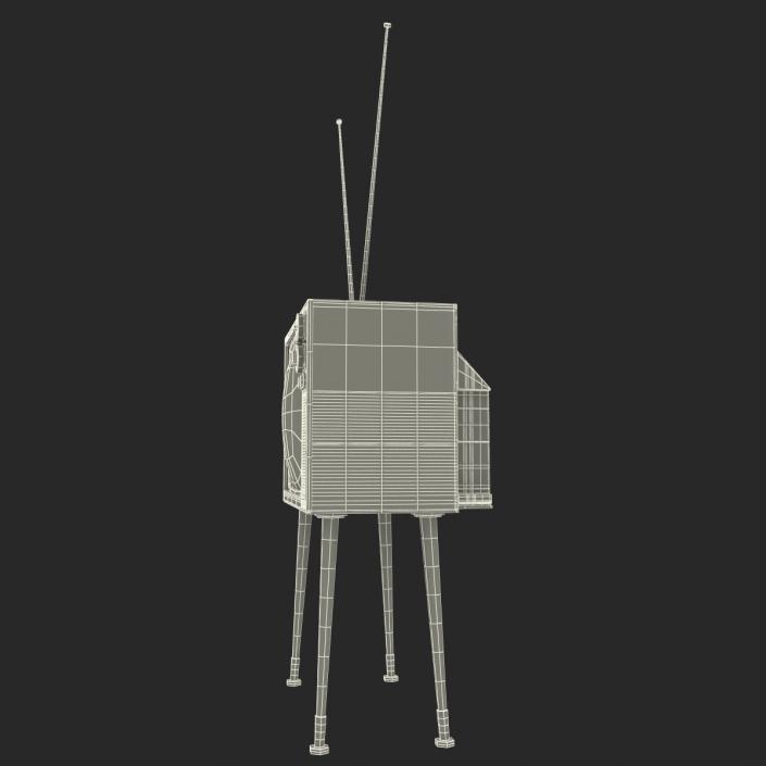 3D model Retro TV 4