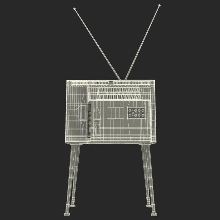 3D model Retro TV 4