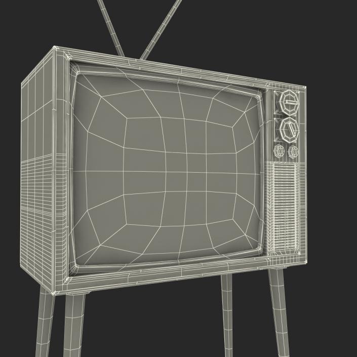 3D model Retro TV 4