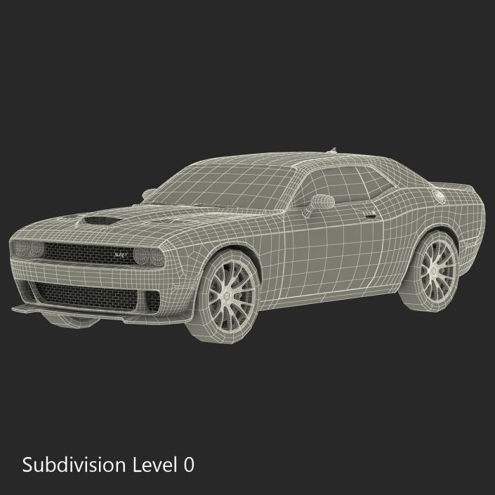 Dodge Challenger Hellcat 2015 3D model