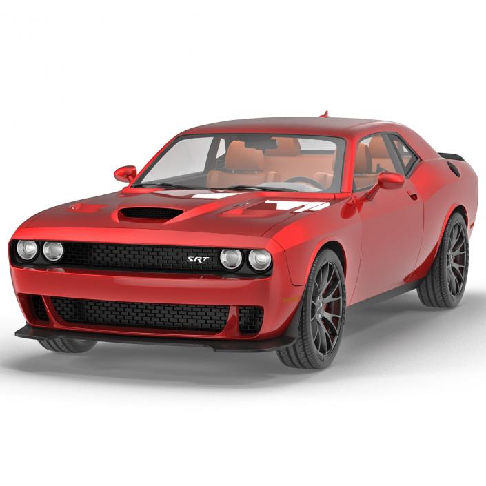 Dodge Challenger Hellcat 2015 3D model