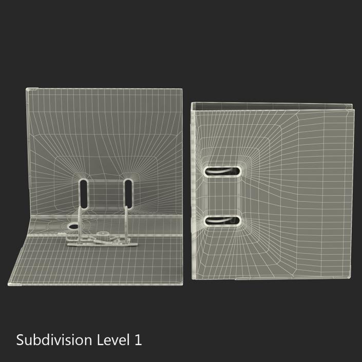 3D Ring Binders 3D Models Set 2 model