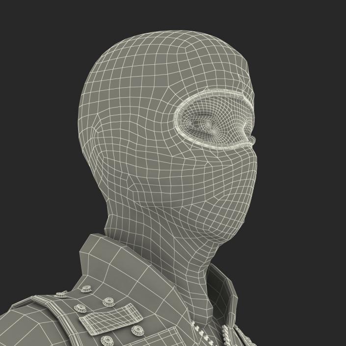 3D SWAT Woman European Rigged