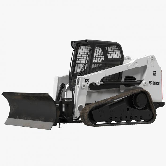 3D model Compact Tracked Loader Bobcat With Blade